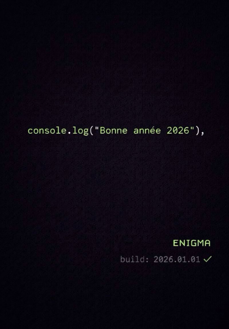 Meilleurs vœux pour 2026